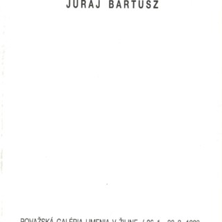 Juraj Bartusz / katalóg