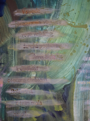 (Tri kúpajúce sa ženy Karola Šmehyla), 2019 - detail