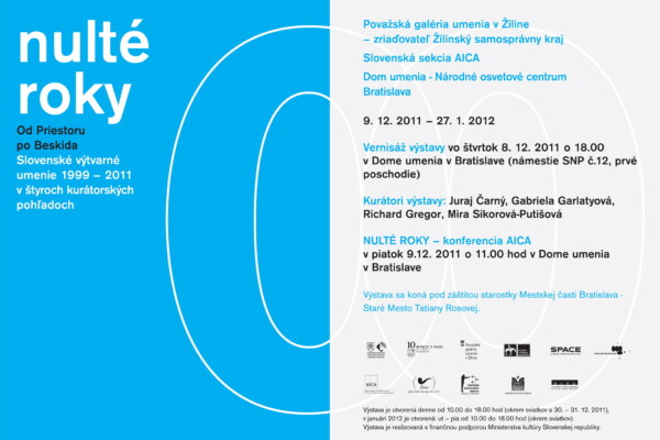 Nulté roky - pozvánka BA