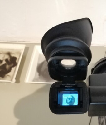 videoinštalácia, detail, získané darom od autora, foto: Marek Jančúch Peter Rónai: Camera obscurNa, 1997